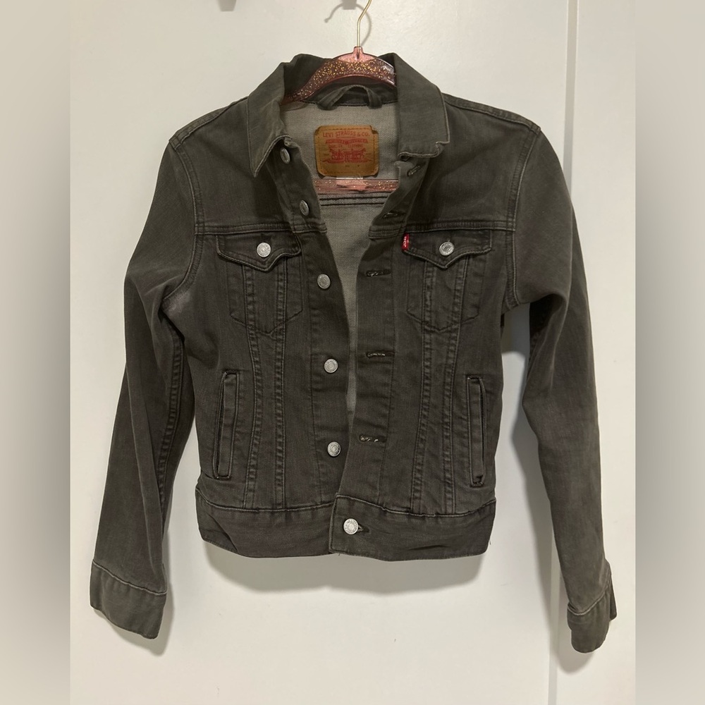Levi's Womens Gray Denim Jacket